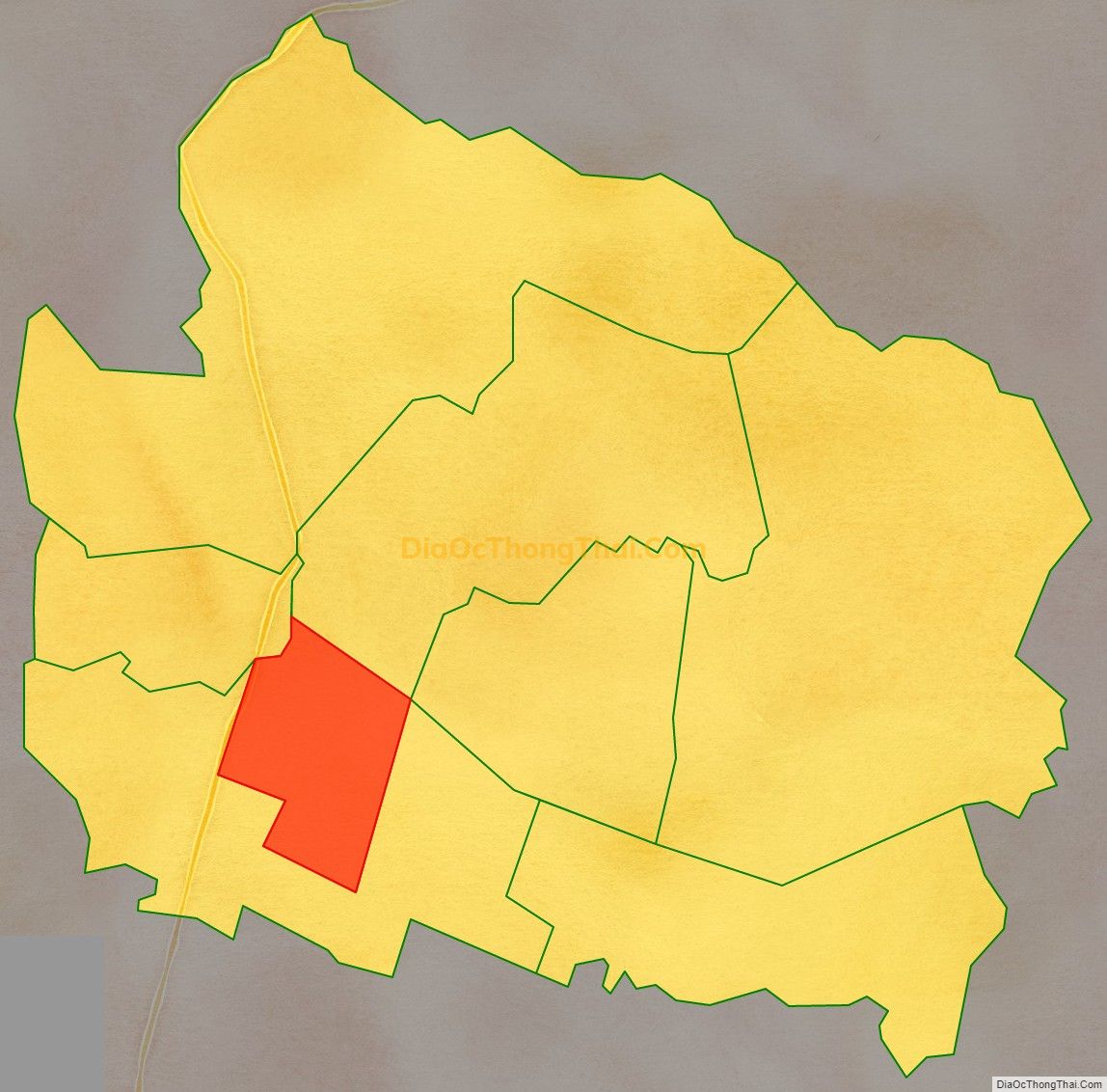 Bản đồ vị trí và địa giới hành chính Phường Phú Sơn, thị xã Bỉm Sơn