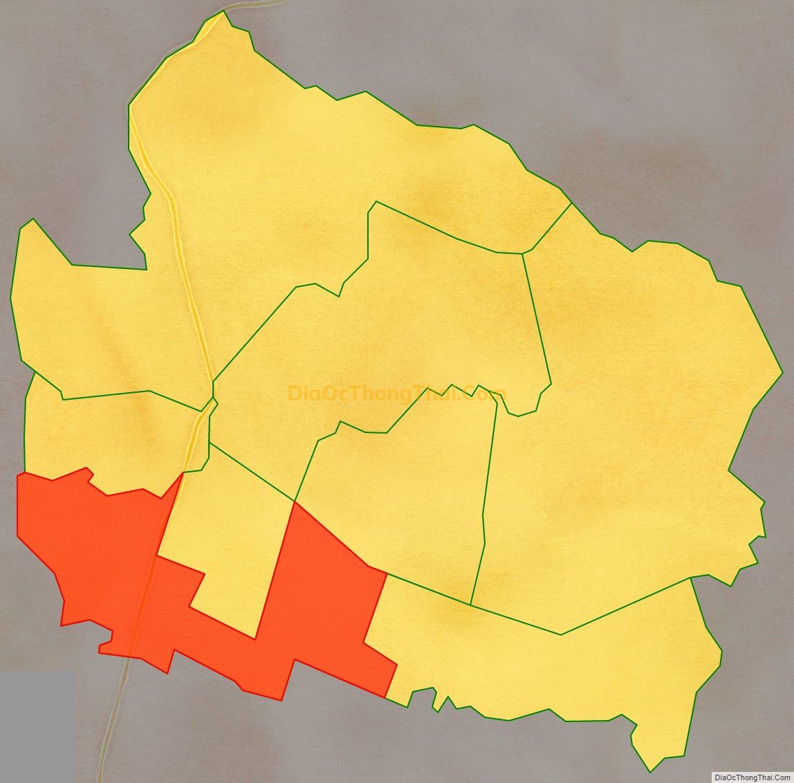 Bản đồ vị trí và địa giới hành chính Xã Quang Trung, thị xã Bỉm Sơn
