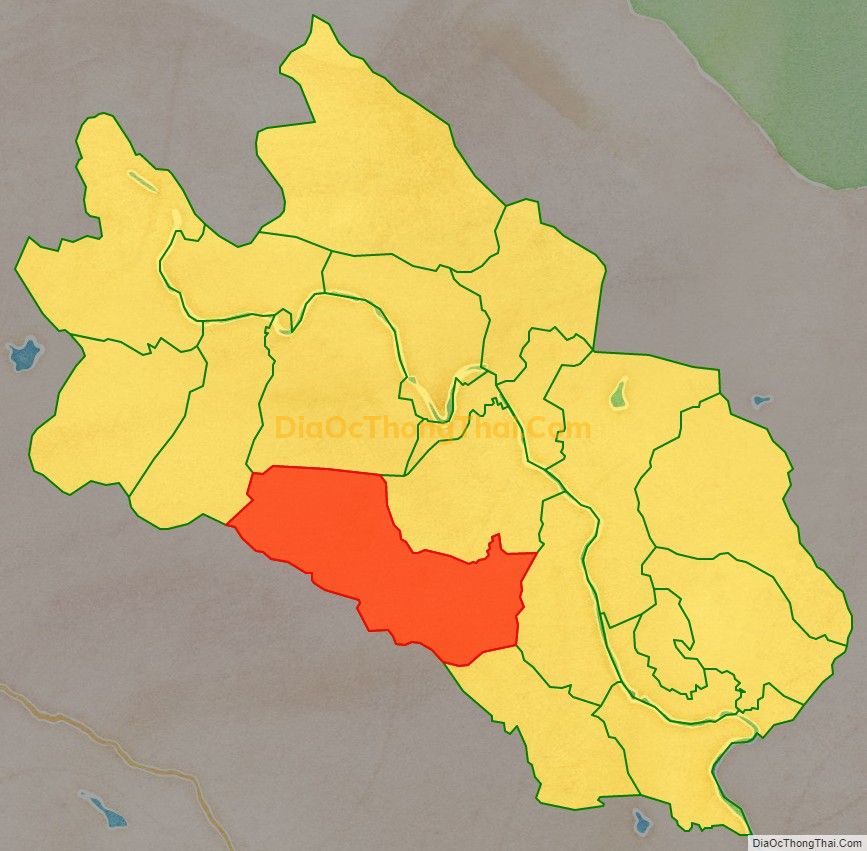 Bản đồ vị trí và địa giới hành chính Xã Cẩm Châu, huyện Cẩm Thủy