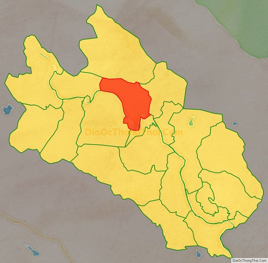 Bản đồ vị trí và địa giới hành chính Xã Cẩm Giang, huyện Cẩm Thủy