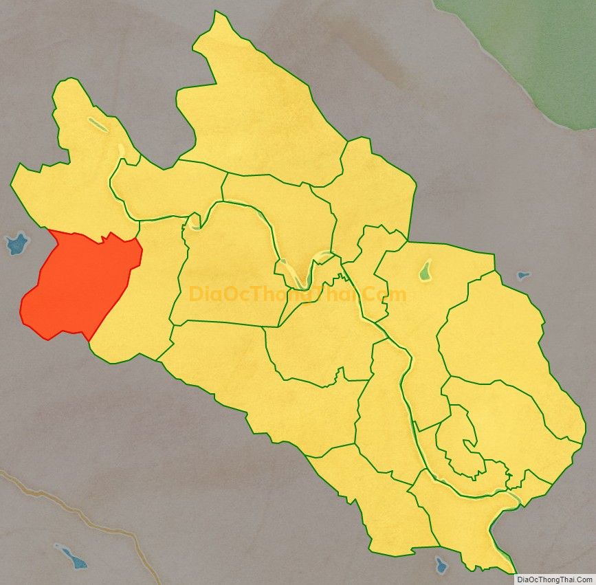 Bản đồ vị trí và địa giới hành chính Xã Cẩm Liên, huyện Cẩm Thủy
