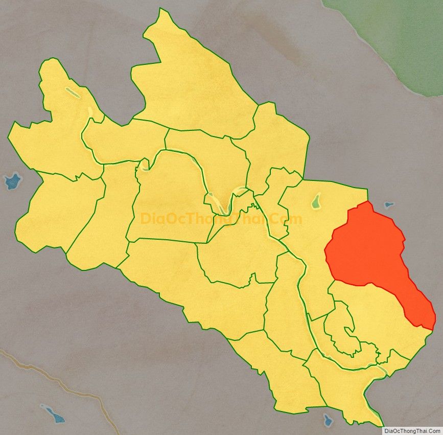 Bản đồ vị trí và địa giới hành chính Xã Cẩm Long, huyện Cẩm Thủy