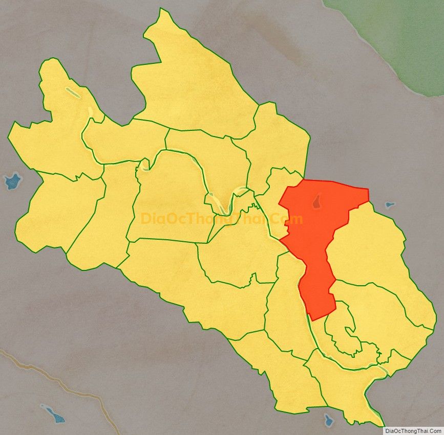 Bản đồ vị trí và địa giới hành chính Xã Cẩm Ngọc, huyện Cẩm Thủy