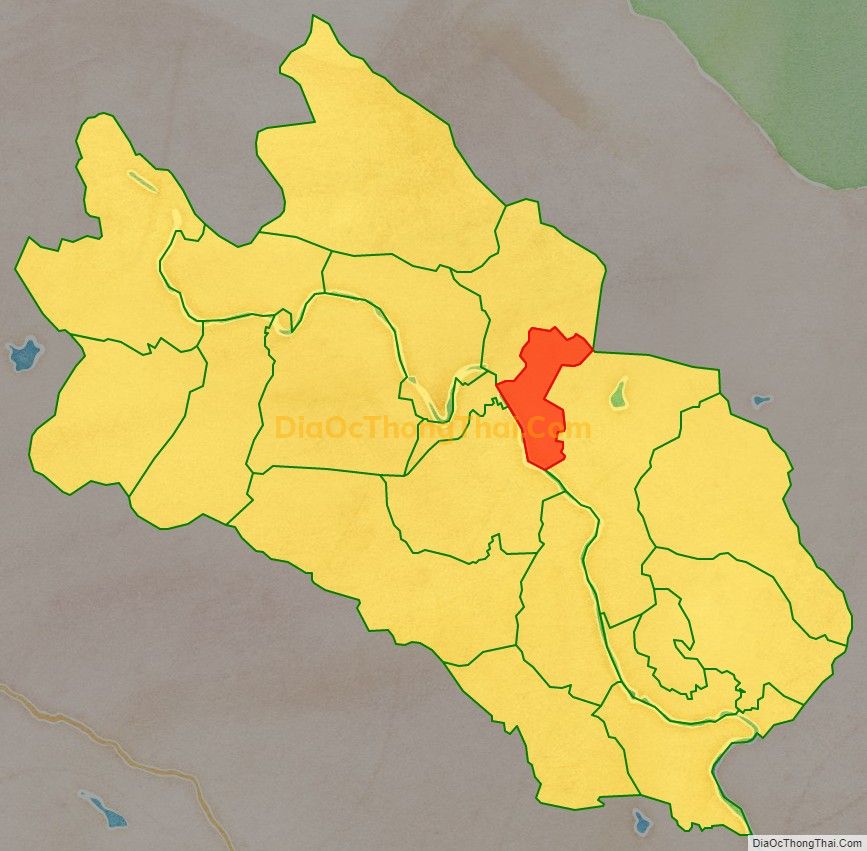 Bản đồ vị trí và địa giới hành chính Xã Cẩm Phong (cũ), huyện Cẩm Thủy