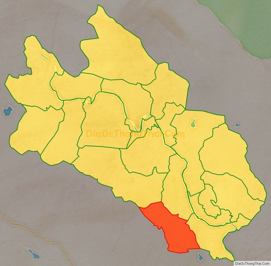 Bản đồ vị trí và địa giới hành chính Xã Cẩm Tâm, huyện Cẩm Thủy