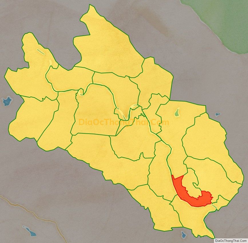 Bản đồ vị trí và địa giới hành chính Xã Cẩm Tân, huyện Cẩm Thủy