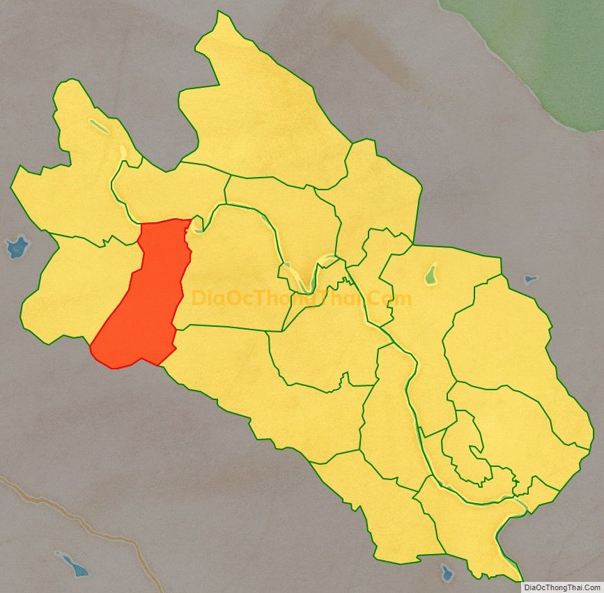 Bản đồ vị trí và địa giới hành chính Xã Cẩm Thạch, huyện Cẩm Thủy