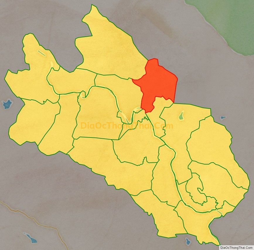 Bản đồ vị trí và địa giới hành chính Xã Cẩm Tú, huyện Cẩm Thủy