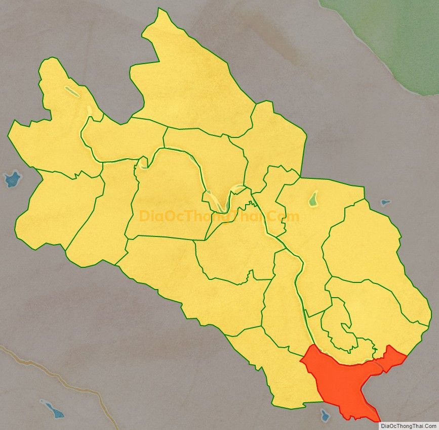 Bản đồ vị trí và địa giới hành chính Xã Cẩm Vân, huyện Cẩm Thủy