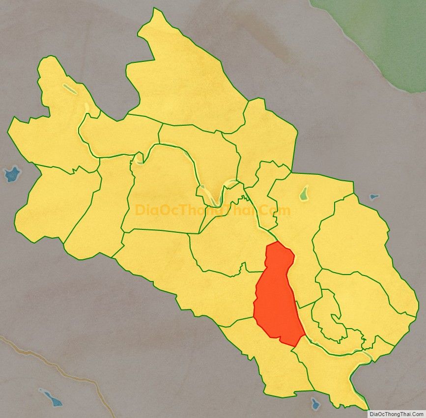 Bản đồ vị trí và địa giới hành chính Xã Cẩm Yên, huyện Cẩm Thủy