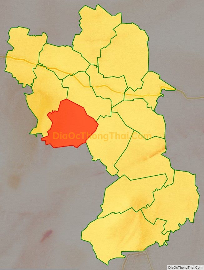 Bản đồ vị trí và địa giới hành chính Xã Đông Hòa, huyện Đông Sơn