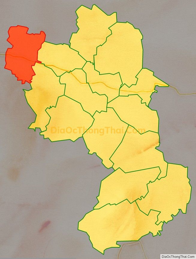 Bản đồ vị trí và địa giới hành chính Xã Đông Hoàng, huyện Đông Sơn