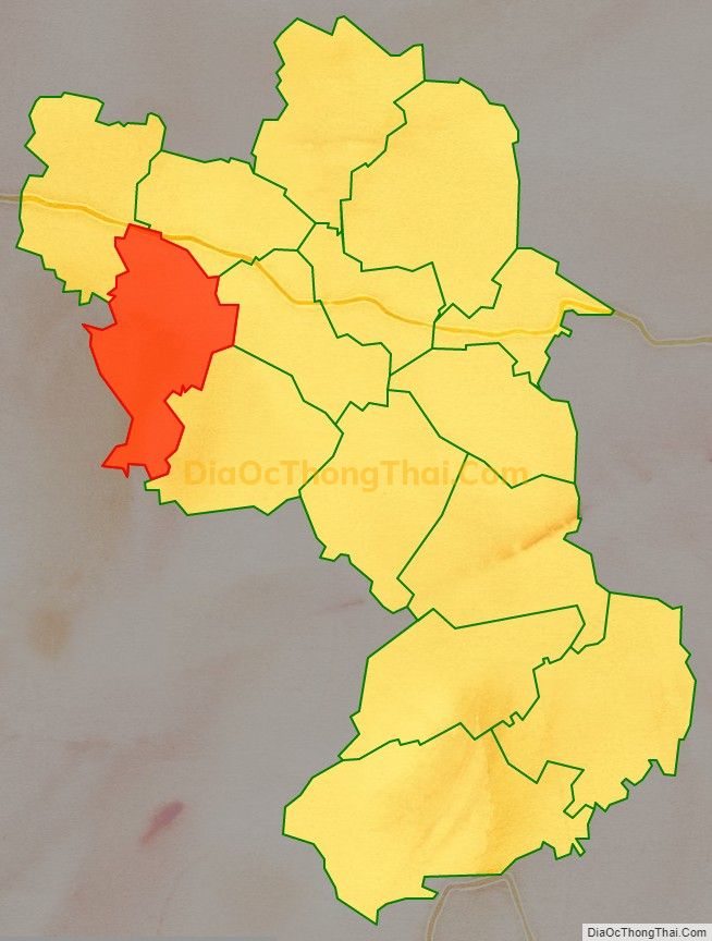 Bản đồ vị trí và địa giới hành chính Xã Đông Ninh, huyện Đông Sơn