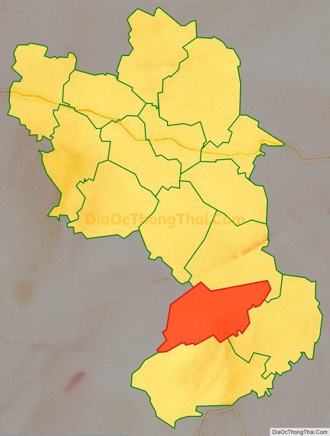 Bản đồ vị trí và địa giới hành chính Xã Đông Phú, huyện Đông Sơn
