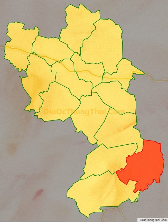 Bản đồ vị trí và địa giới hành chính Xã Đông Quang, huyện Đông Sơn