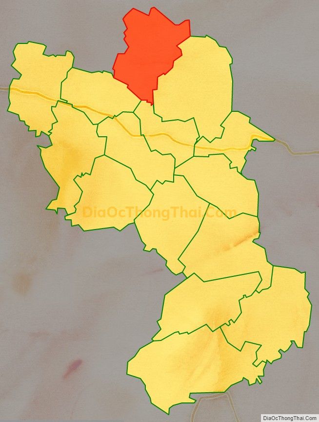 Bản đồ vị trí và địa giới hành chính Xã Đông Thanh, huyện Đông Sơn