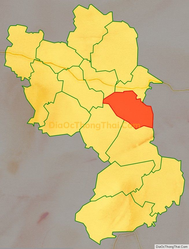 Bản đồ vị trí và địa giới hành chính Xã Đông Thịnh, huyện Đông Sơn