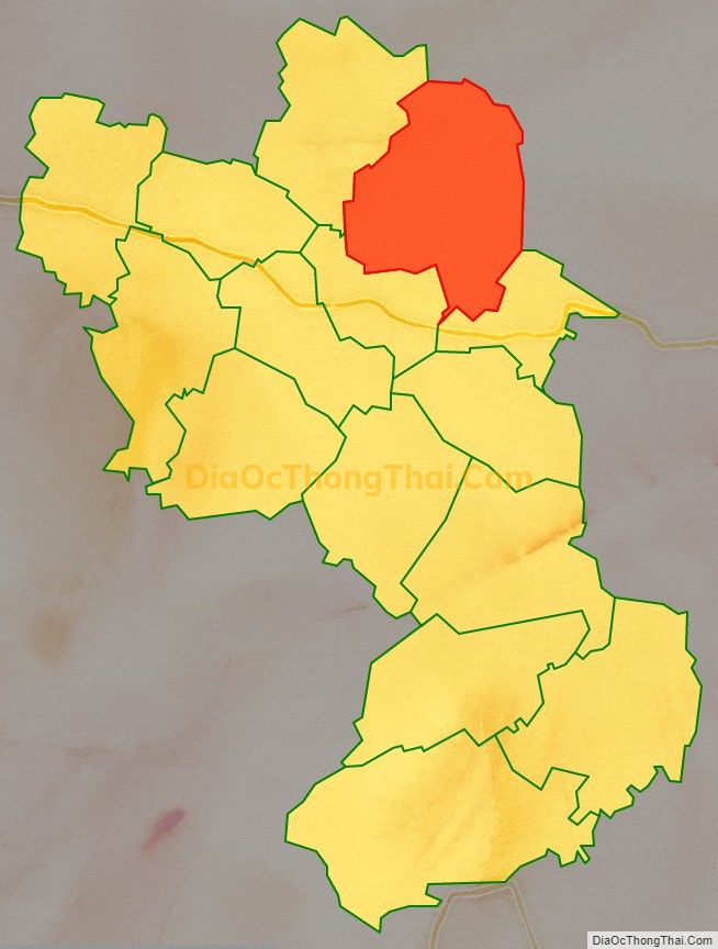 Bản đồ vị trí và địa giới hành chính Xã Đông Tiến, huyện Đông Sơn