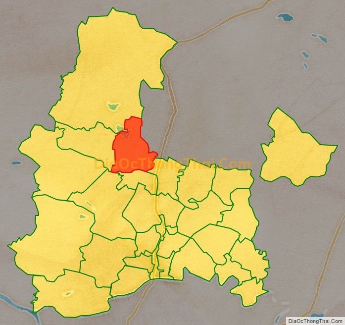 Bản đồ vị trí và địa giới hành chính Xã Hà Bắc, huyện Hà Trung