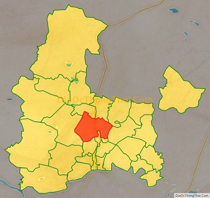 Bản đồ vị trí và địa giới hành chính Xã Hà Bình, huyện Hà Trung