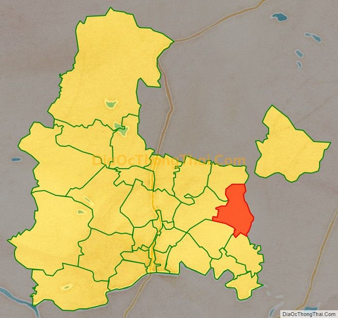 Bản đồ vị trí và địa giới hành chính Xã Hà Châu, huyện Hà Trung