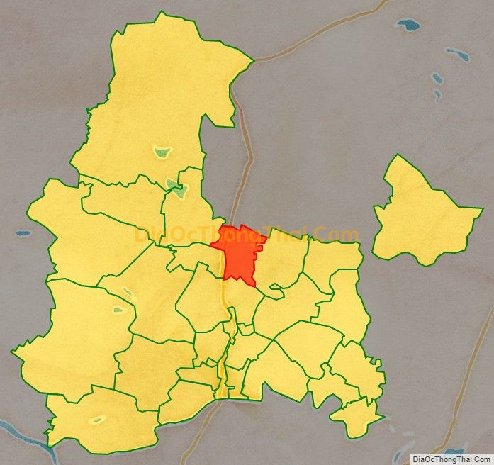 Bản đồ vị trí và địa giới hành chính Xã Hà Dương (cũ), huyện Hà Trung