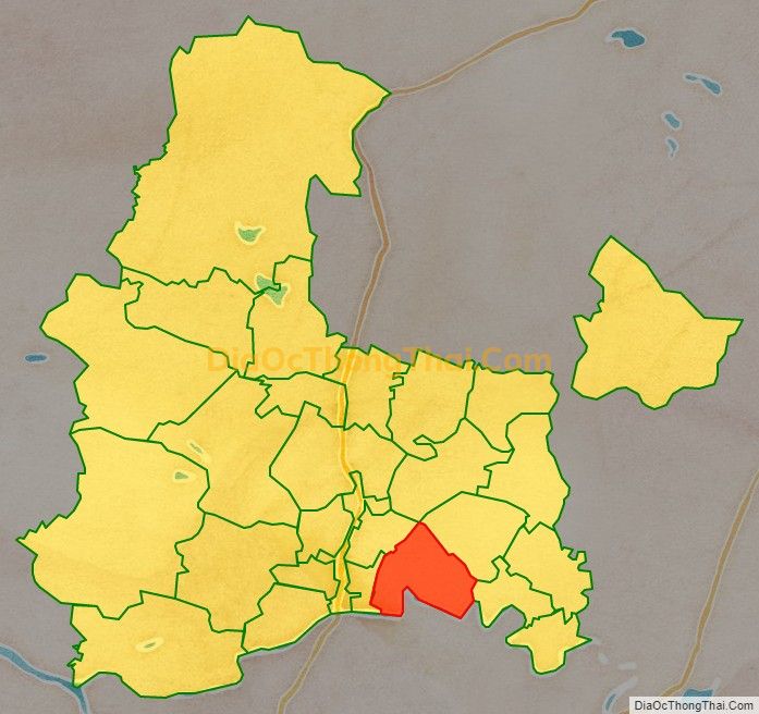 Bản đồ vị trí và địa giới hành chính Xã Hà Lâm (cũ), huyện Hà Trung