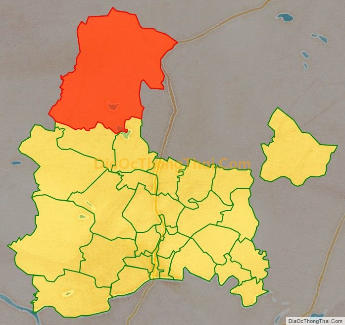 Bản đồ vị trí và địa giới hành chính Xã Hà Long, huyện Hà Trung