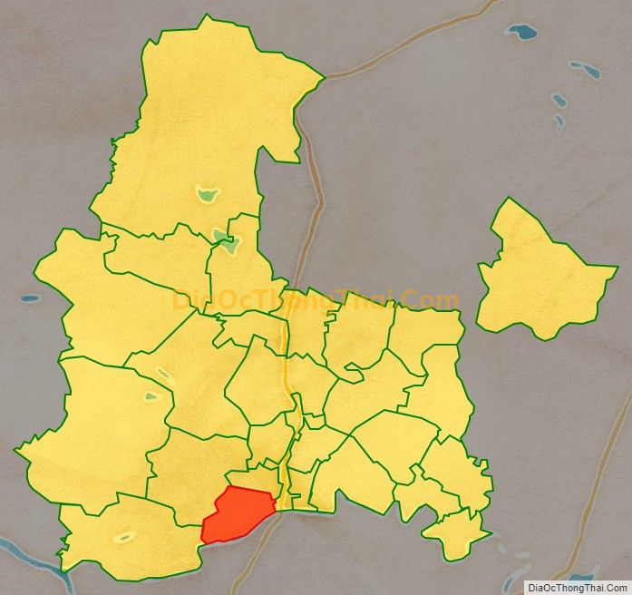 Bản đồ vị trí và địa giới hành chính Xã Hà Ngọc, huyện Hà Trung