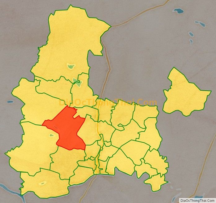 Bản đồ vị trí và địa giới hành chính Xã Hà Tân, huyện Hà Trung