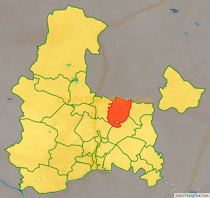 Bản đồ vị trí và địa giới hành chính Xã Hà Vân (cũ), huyện Hà Trung
