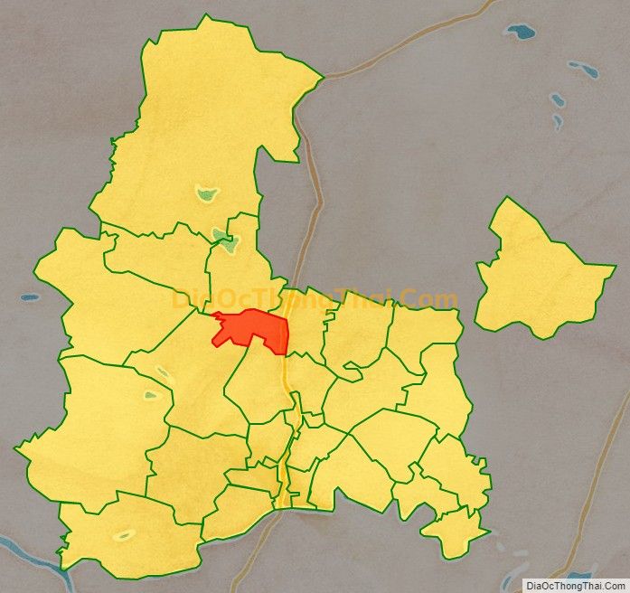 Bản đồ vị trí và địa giới hành chính Xã Hà Yên (cũ), huyện Hà Trung