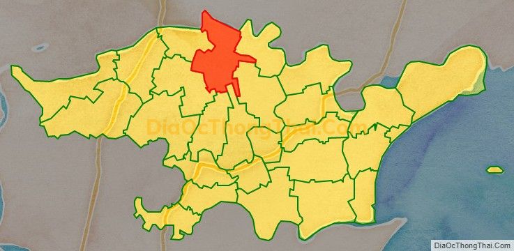 Bản đồ vị trí và địa giới hành chính Xã Cầu Lộc, huyện Hậu Lộc