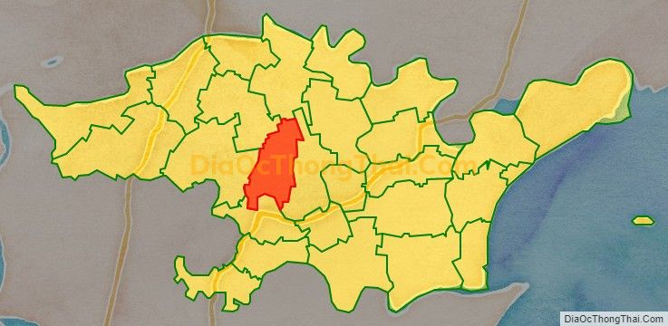 Bản đồ vị trí và địa giới hành chính Xã Lộc Sơn, huyện Hậu Lộc