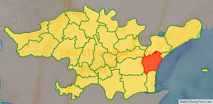 Bản đồ vị trí và địa giới hành chính Xã Minh Lộc, huyện Hậu Lộc