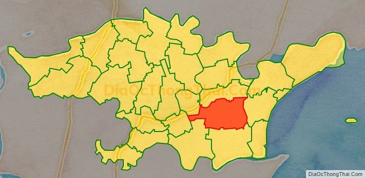 Bản đồ vị trí và địa giới hành chính Xã Phú Lộc, huyện Hậu Lộc