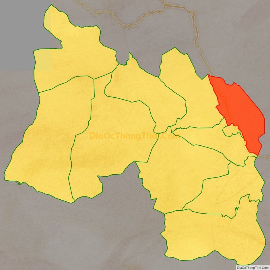Bản đồ vị trí và địa giới hành chính Xã Đồng Lương, huyện Lang Chánh
