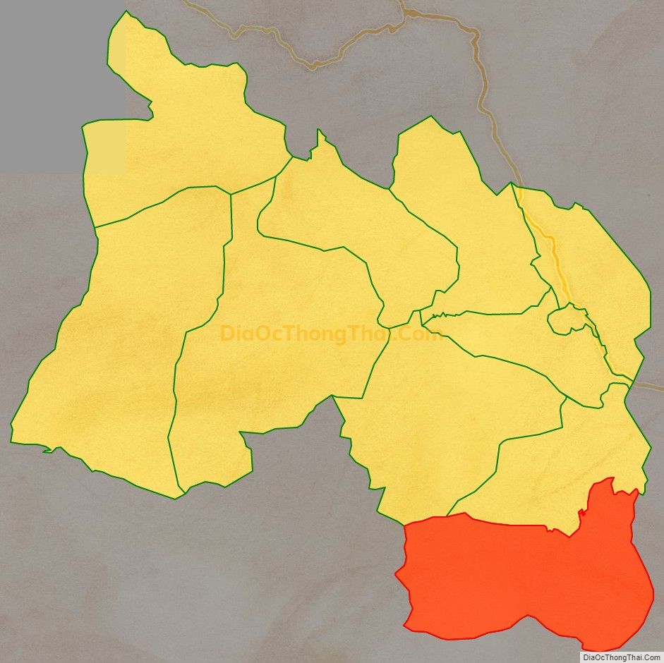 Bản đồ vị trí và địa giới hành chính Xã Giao Thiện, huyện Lang Chánh