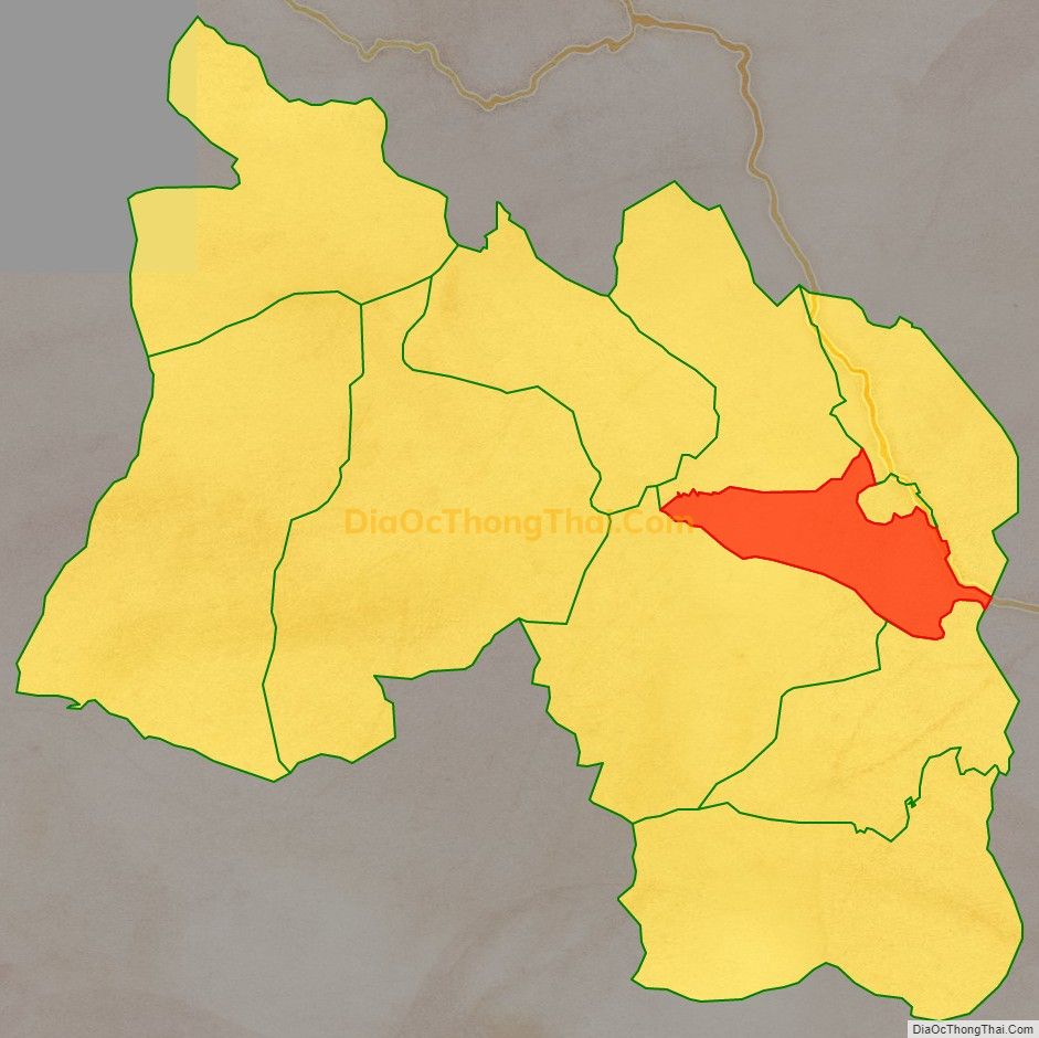 Bản đồ vị trí và địa giới hành chính Xã Quang Hiến (cũ), huyện Lang Chánh