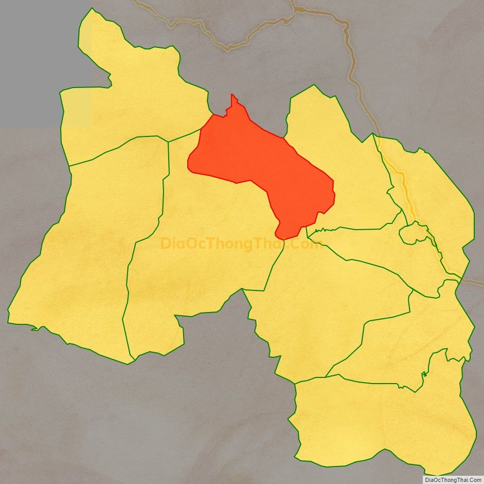 Bản đồ vị trí và địa giới hành chính Xã Tam Văn, huyện Lang Chánh