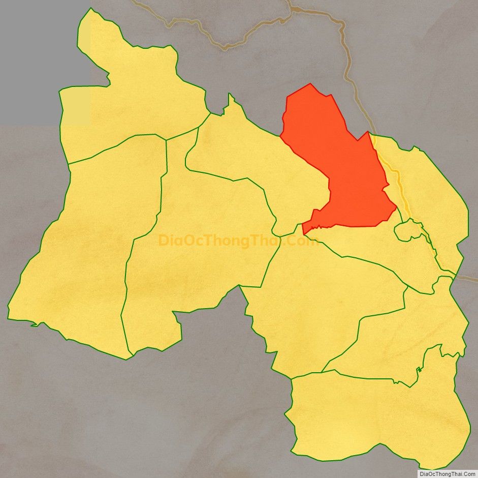 Bản đồ vị trí và địa giới hành chính Xã Tân Phúc, huyện Lang Chánh