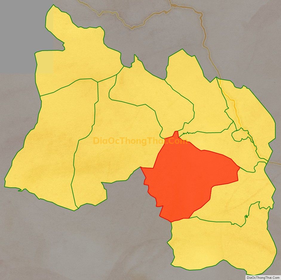 Bản đồ vị trí và địa giới hành chính Xã Trí Nang, huyện Lang Chánh