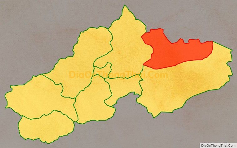 Bản đồ vị trí và địa giới hành chính Xã Mường Lý, huyện Mường Lát