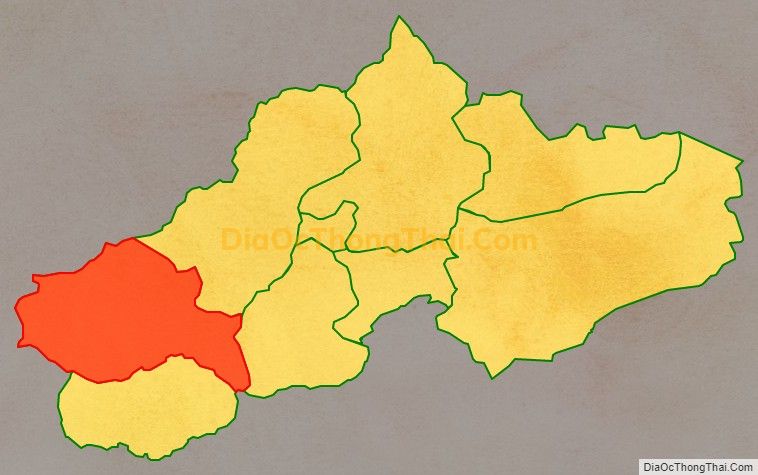 Bản đồ vị trí và địa giới hành chính Xã Quang Chiểu, huyện Mường Lát