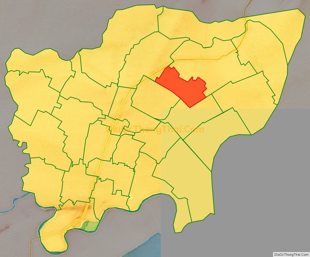Bản đồ vị trí và địa giới hành chính Xã Nga Thành, huyện Nga Sơn