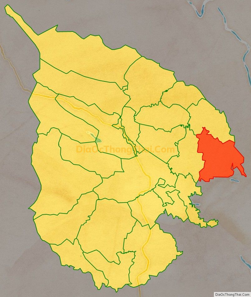 Bản đồ vị trí và địa giới hành chính Xã Cao Thịnh, huyện Ngọc Lặc