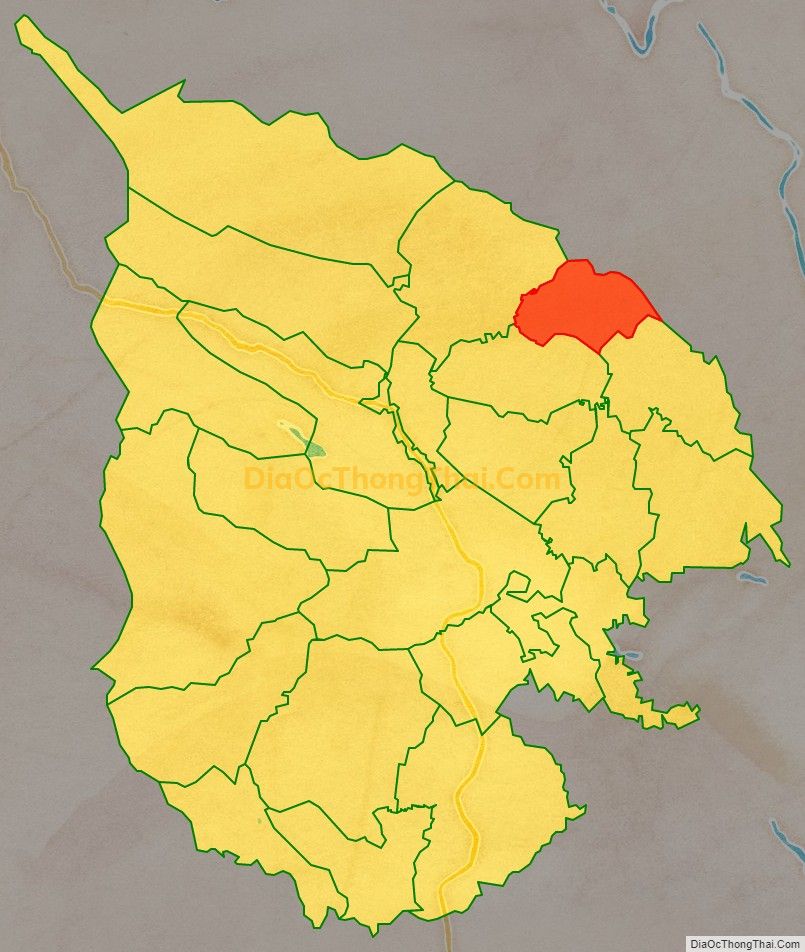 Bản đồ vị trí và địa giới hành chính Xã Đồng Thịnh, huyện Ngọc Lặc