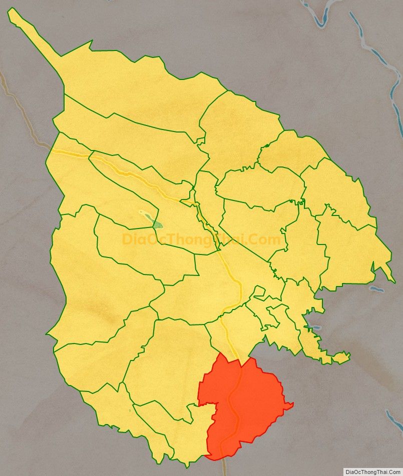 Bản đồ vị trí và địa giới hành chính Xã Kiên Thọ, huyện Ngọc Lặc