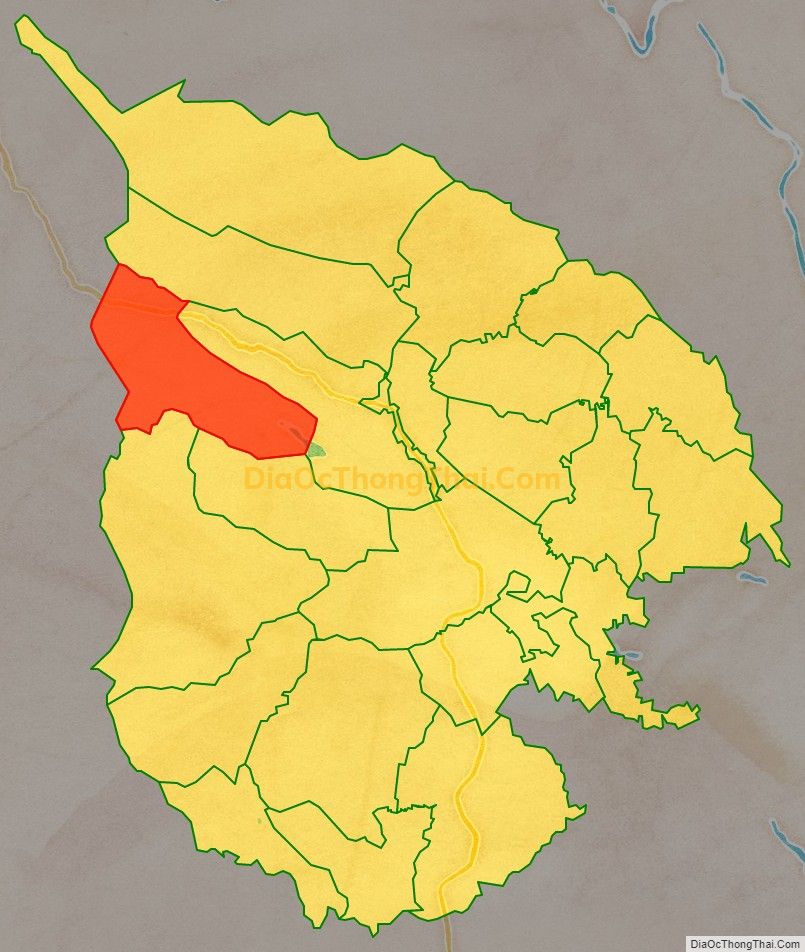 Bản đồ vị trí và địa giới hành chính Xã Mỹ Tân, huyện Ngọc Lặc