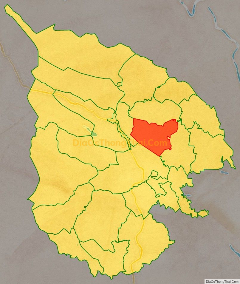 Bản đồ vị trí và địa giới hành chính Xã Ngọc Sơn, huyện Ngọc Lặc